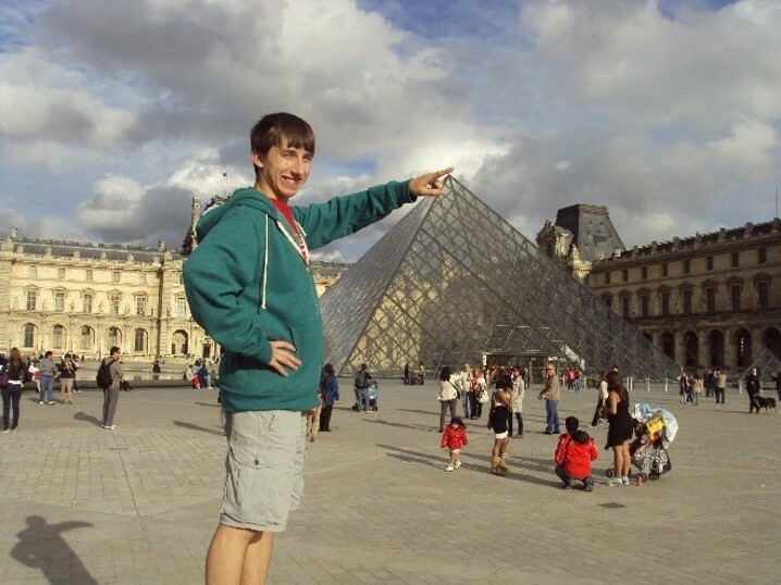 Student at the Louvre